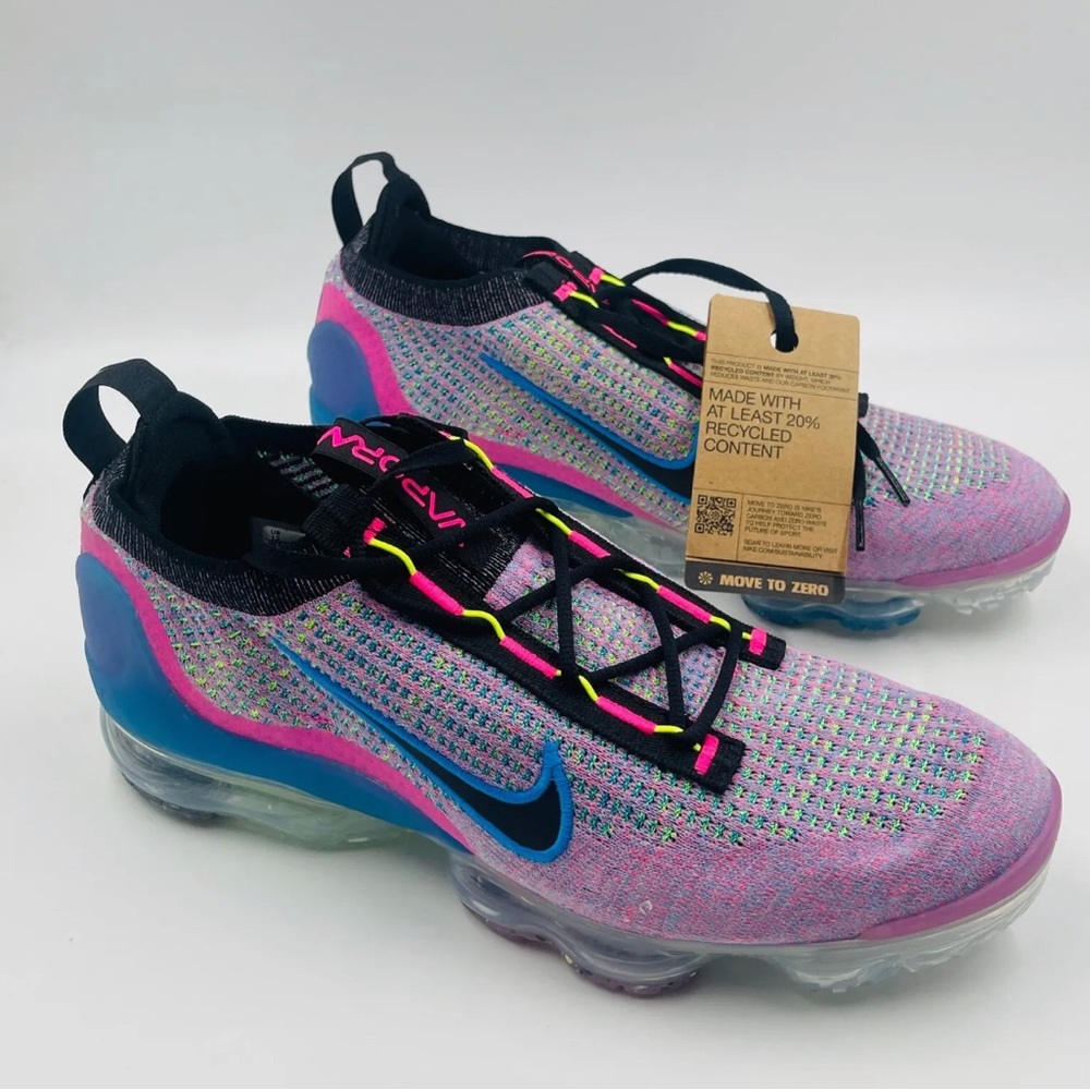 Nike Air Vapor Max 2021 FK Flyknit Next Nature Pink Blast DX3369-600 Women SZ 12